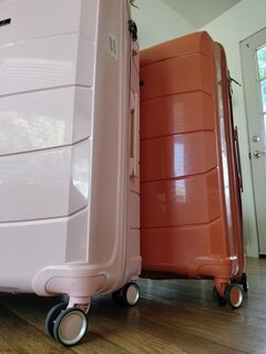 Велика валіза VIF Denver на 97 л вагою 4 кг з поліпропілену Чорний 787091